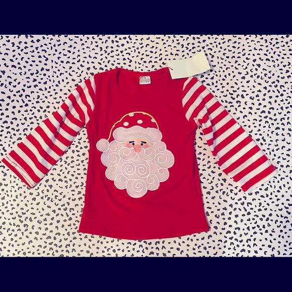 Other - Boutique Santa Shirt 18/24 mo